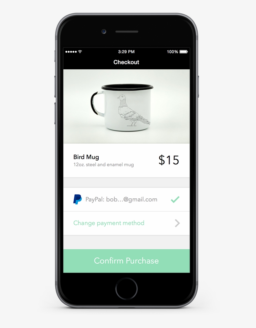 Choosing A Mobile Payment Provider - Mobile App Login Button, transparent png #3987976