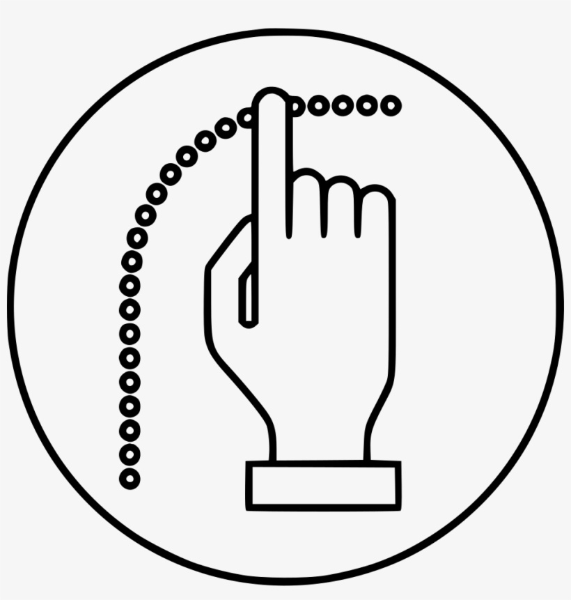 Hand Touch Gesture - Gesture, transparent png #3988226