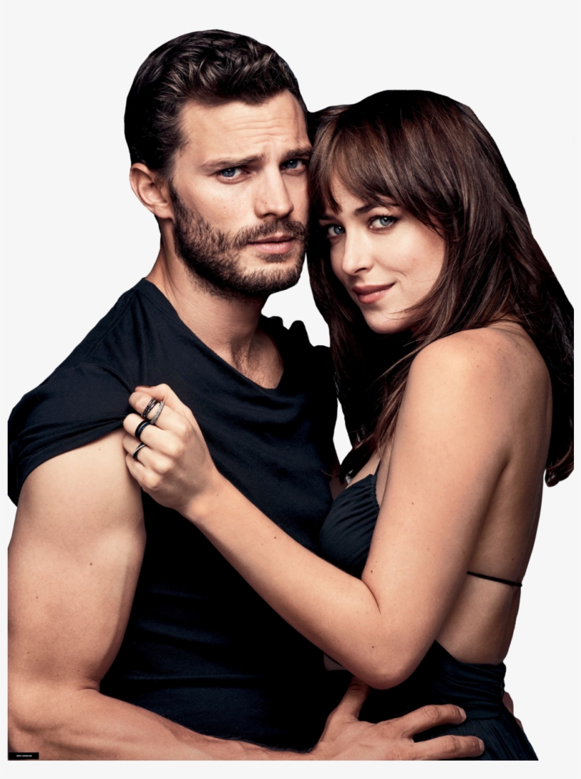 50 Sfumature Di Grigio,nero E Rosso La Trilogia Di - Дакота Джонсон И Джейми Дорнан, transparent png #3988494