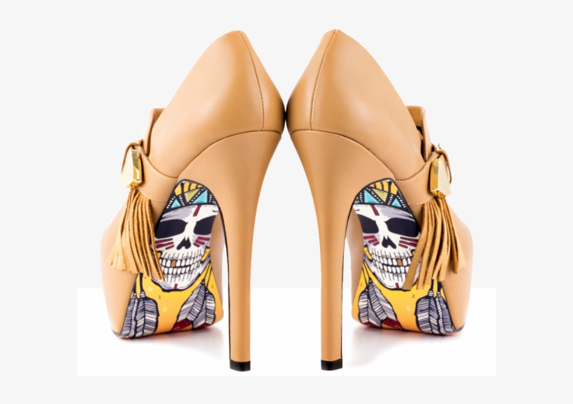 Khaki Fashion Boots Fringe Stiletto Heels Booties Us - Taylorsays Anisa Brown Pumps, transparent png #3989581