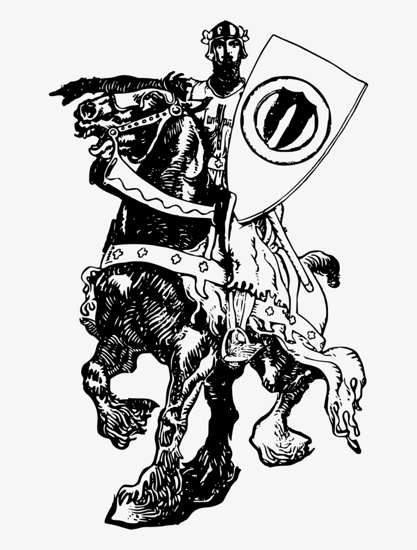 Knight On Wild Horse - Daily Stormer, transparent png #3990055