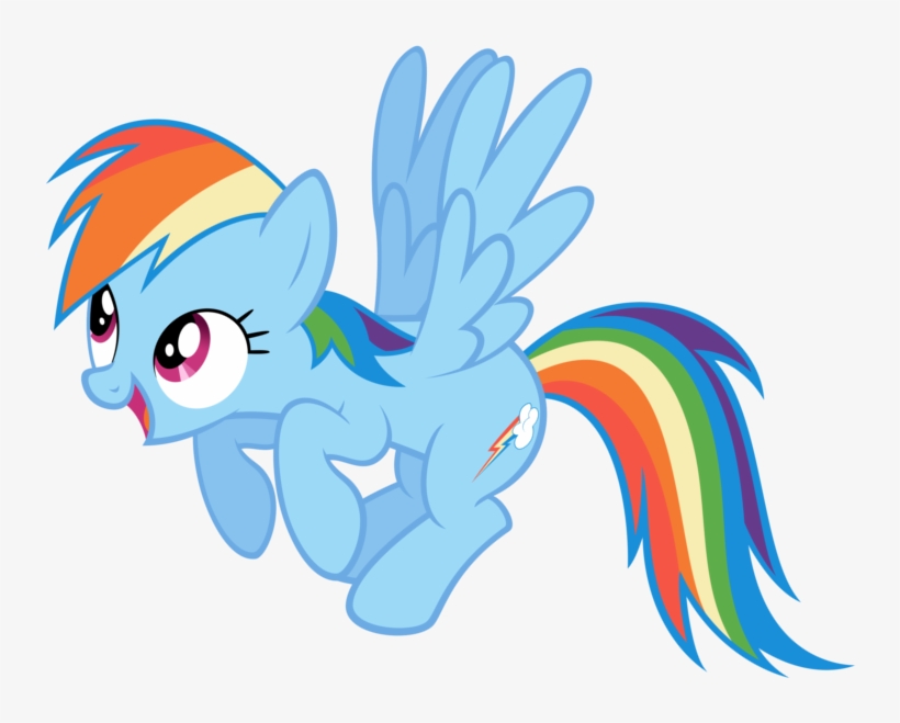 **tehtrollface Rolled A Random Image Posted In Comment - Friendship Is Magic Rainbow Dash, transparent png #3990390