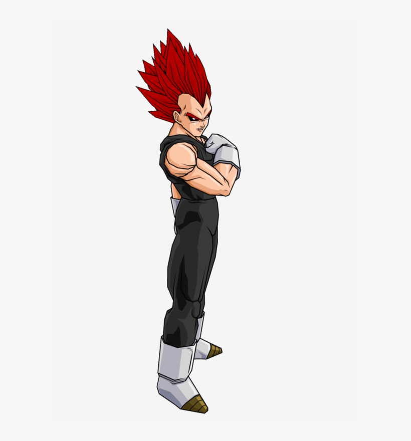 Leke As A Dark Super Saiyan - Majin Vegeta Transformation, transparent png #3990820