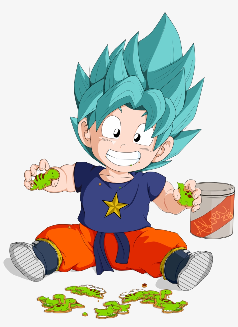 My Own Fanbaby Goku And Bulma's Second Son - Cartoon, transparent png #3990847