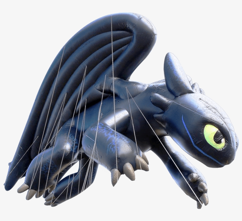 Image Toothless From How To Train Your Dragon - Macy's Thanksgiving Day Parade, transparent png #3991349