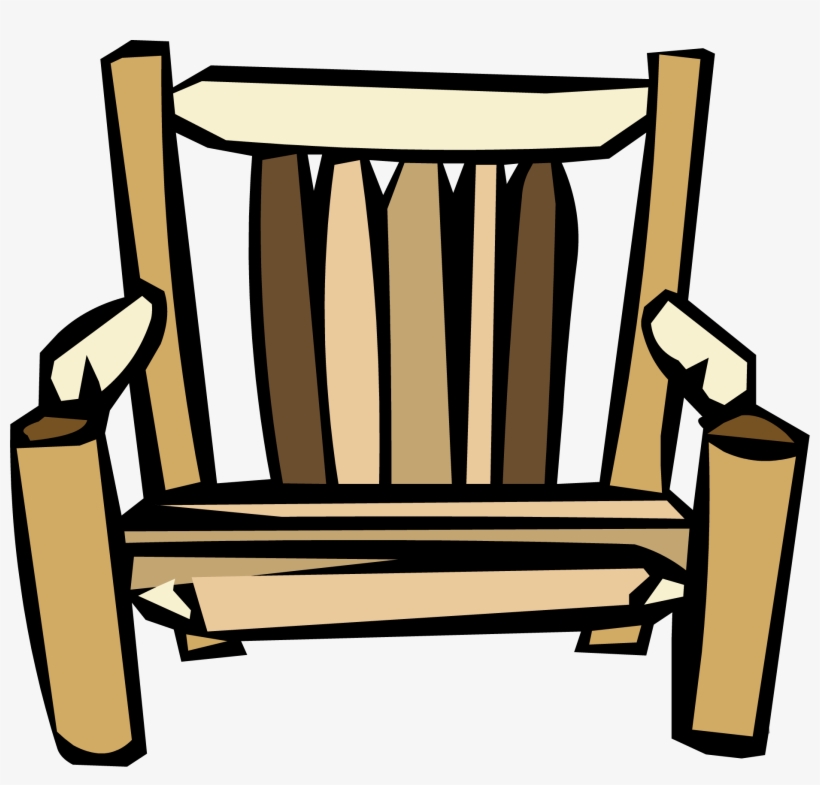Log Chair - Png - Club Penguin Chair, transparent png #3991832