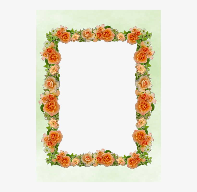 Frame, Roses, Wedding, Romance, Isolated, Transparent - Stock.xchng, transparent png #3992836