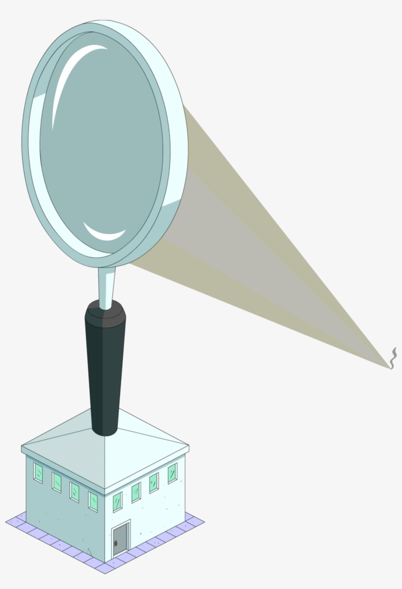 50ftglassofficial - Magnifying Glass At An Angle, transparent png #3992967