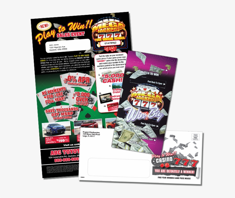 Pull-tab Game Piece Direct Mail Package - Pull-tab, transparent png #3993282