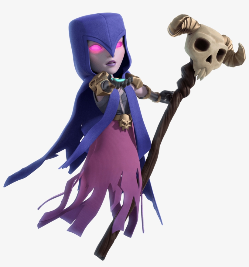 Witch Clash Royale Png, transparent png #3993284