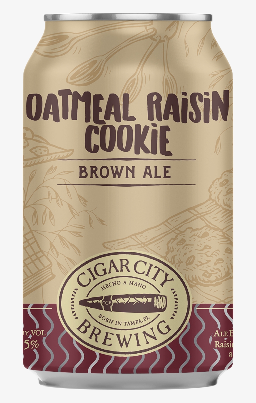 The Combination Of The Base Beer And The Additional - Cigar City Oatmeal Raisin Cookie Brown Ale, transparent png #3993422