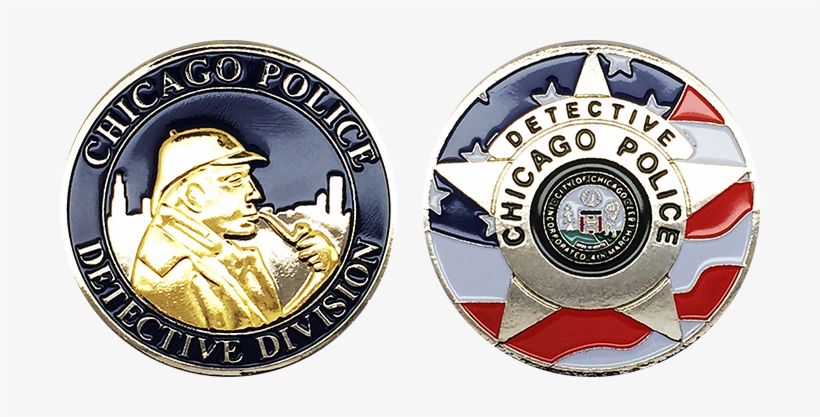 Chicago Pd Challenge Coin - Police Detective Challenge Coin, transparent png #3993535