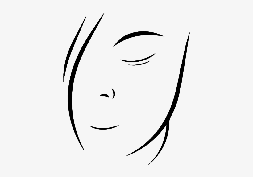Facial Plastic Surgery, Nose Jobs, Facelifts And Eyelids - Line Art, transparent png #3994492