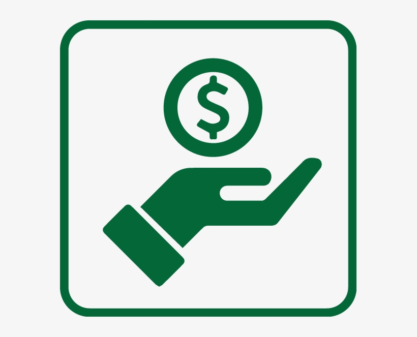 Dale Albertson - Hand With Money Icon, transparent png #3994619