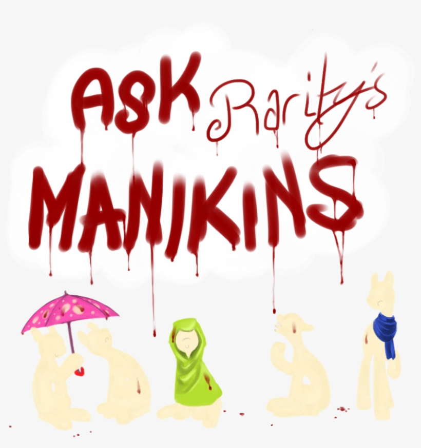 Manikinsheaderklein - Mlp Rarity's Manikins, transparent png #3994874