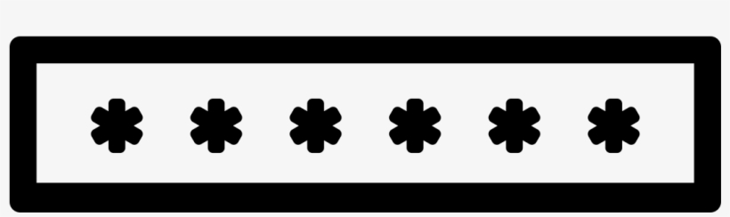 Password With Asterisks - Password Png, transparent png #3994875