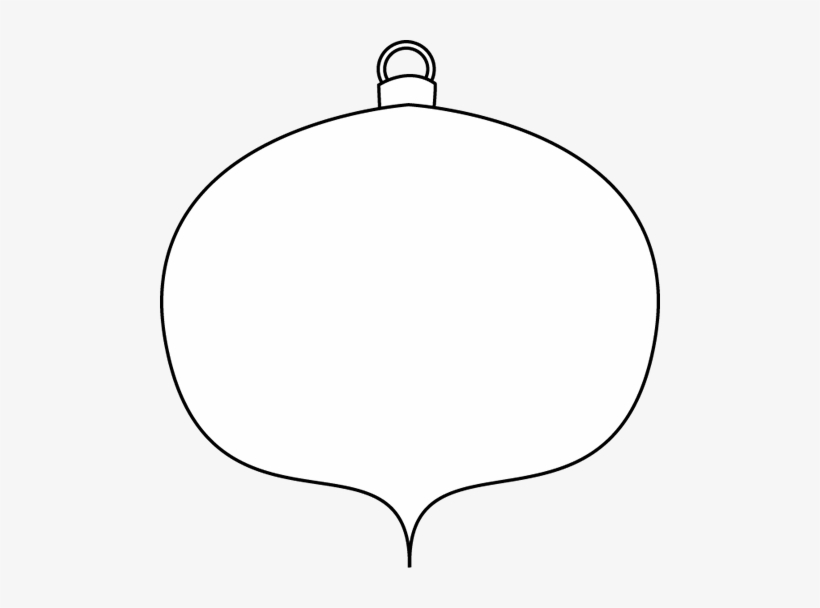 Christmas Ornament Black And White Christmas Ornament - Christmas Day, transparent png #3994876