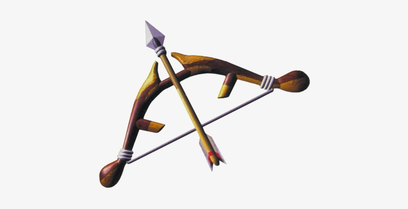Majora's Mask Bow Hero's Bow - Bow Zelda, transparent png #3995039