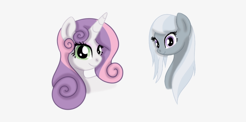 Adult Sweetie Belle & Silver Spoon - Silver Spoon And Sweetie Belle, transparent png #3995365