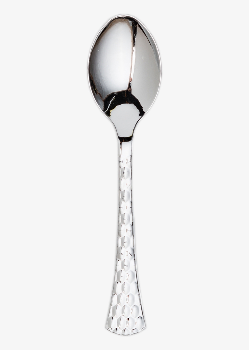 Disposable Metallic Glamour Silver Plastic Spoons - Glamour Metallic Silver Plastic Cutlery Combo Set, transparent png #3995392