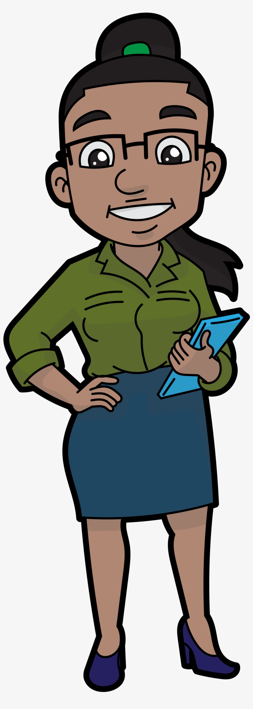 Open - Cartoon Black Woman Png, transparent png #3995788