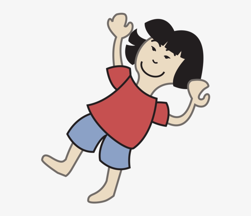 Computer Icons Woman Cartoon Girl Child - Girl Falling Clipart, transparent png #3995812