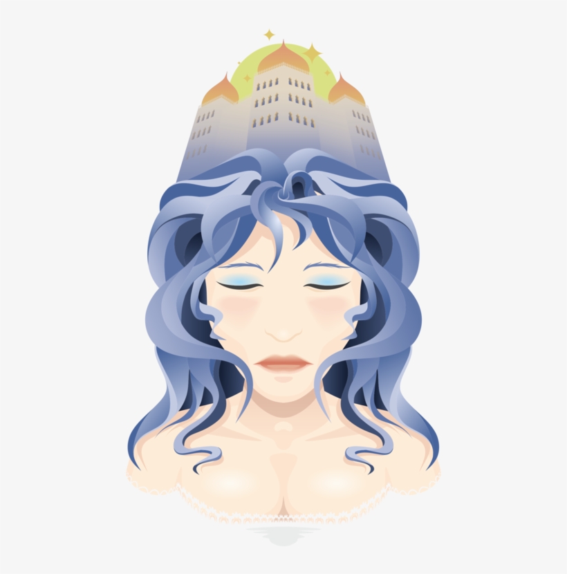 Dream Woman Nose Sleep Cartoon Free Commercial Clipart - Illustration, transparent png #3995876