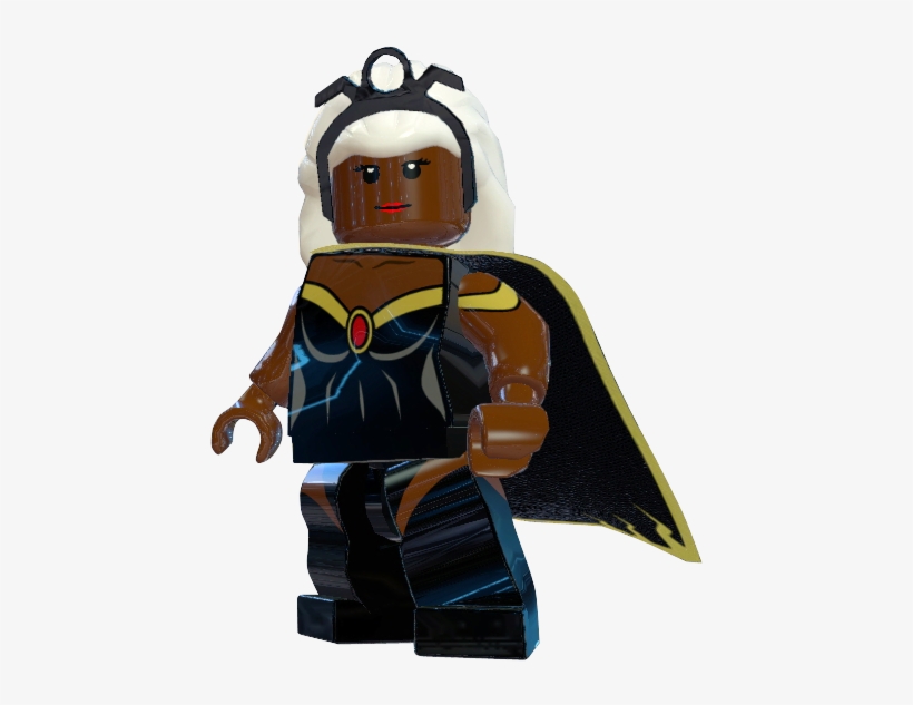Storm 01 - Lego X Men Storm, transparent png #3996017