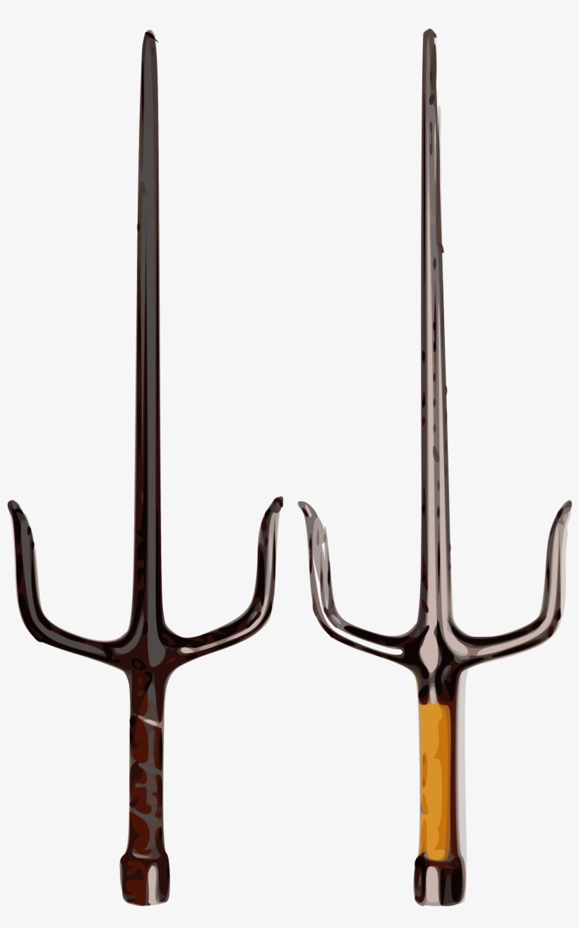 Open - Sai Weapon, transparent png #3996150