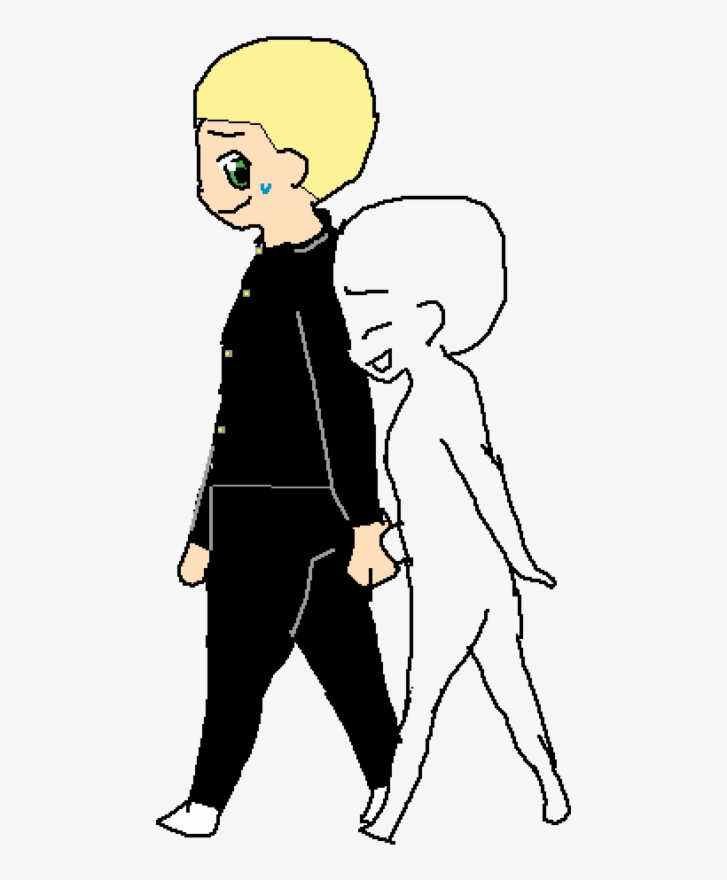 When The People Walk Wit Their Crush Be Like - Cartoon, transparent png #3996278