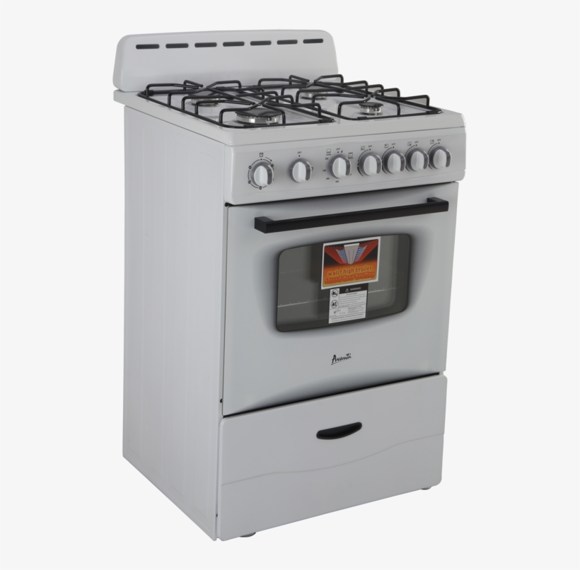 24" Gas Range - Avanti Gr2414cw: Model Gr2414cw - 24" Gas Range, transparent png #3996868