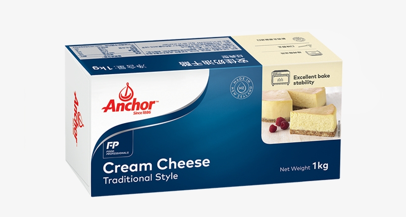 Blending In Beautifully - Cream Cheese Anchor 1kg, transparent png #3996916
