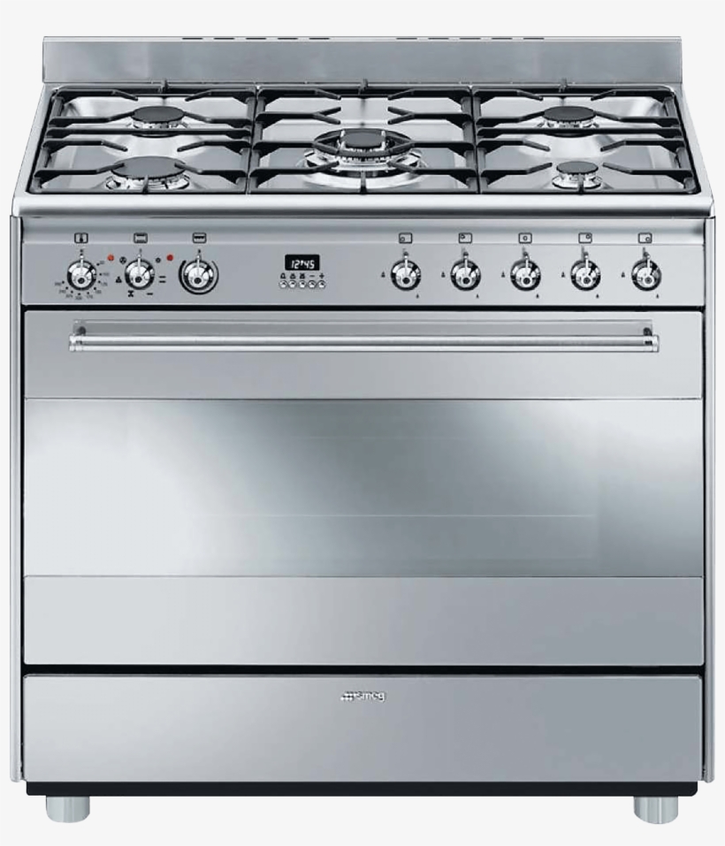 Gas Electric Stove Model - Smeg Gas Electric Oven, transparent png #3997001