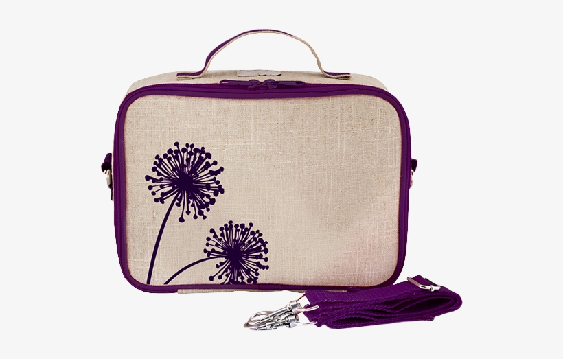 So Young Purple Dandelion Insulated Lunch Box - Soyoung Purple Dandelion Lunch Box, Raw Linen, transparent png #3997087