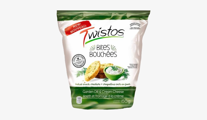 Twistos® Bites Garden Dill & Cream Cheese Flavour Baked - Twistos Bites Parmesan And Garlic, transparent png #3997177