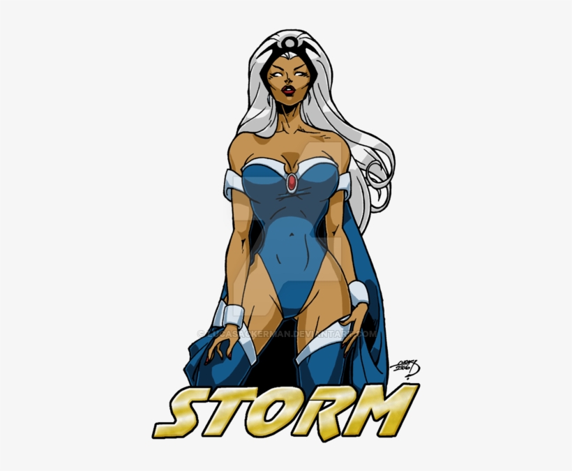 Storm Colored 2016 By Lucas Ackerman - Storm X Men, transparent png #3997451