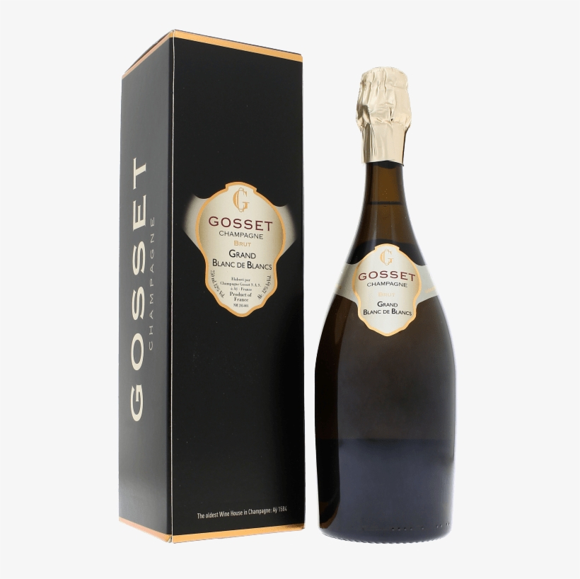 Gosset Grand Blanc De Blancs Brut - Gosset Blanc De Noirs, transparent png #3997604