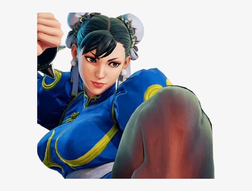 Street Fighter 5 Chun Li Closeup - Chun Lee Street Fighter Moves, transparent png #3997677