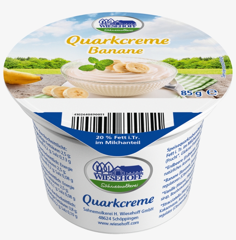 Cream Cheese Banana - Wiesehoff, transparent png #3997880