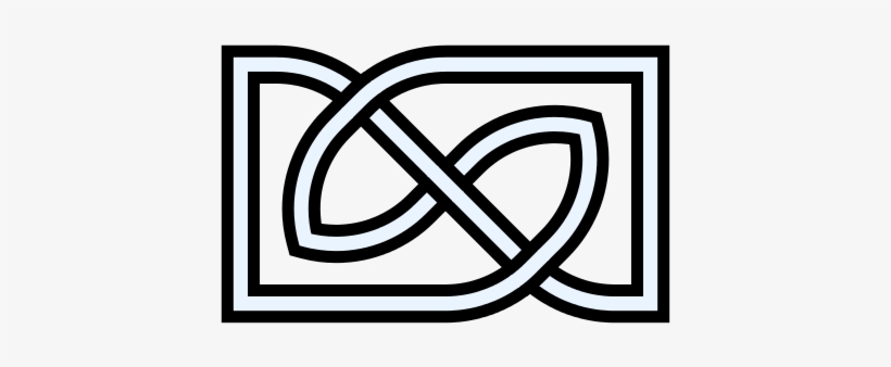 Trefoil Knot Wikiwand Define Trefoil - Upside Down Cross Png, transparent png #3998026
