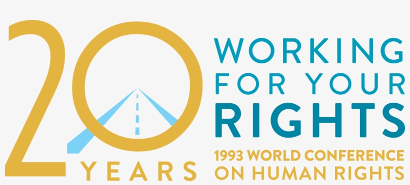The 20th Anniversary Of Ohchr Logo And Promotional - Human Rights Day, transparent png #3998282
