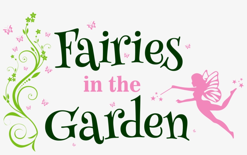 Fairies In The Garden Fairies In The Garden - Lovely Decals World Llc Personalized Name Shark Wall, transparent png #3998315