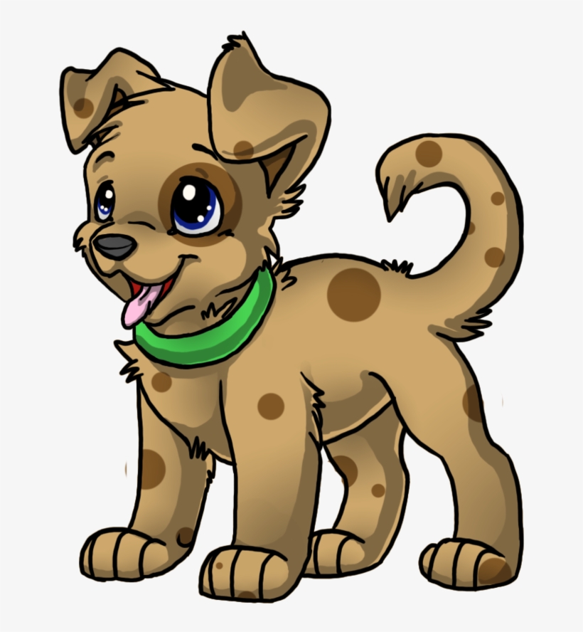 Cute Tan Spotted Puppy By Stormy-tiger On Clipart Library - Cute Puppy Base, transparent png #3998320