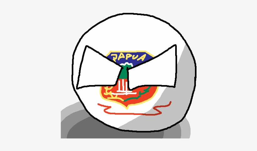 Papuaball - Countryballs Province Of Indonesia, transparent png #3999404