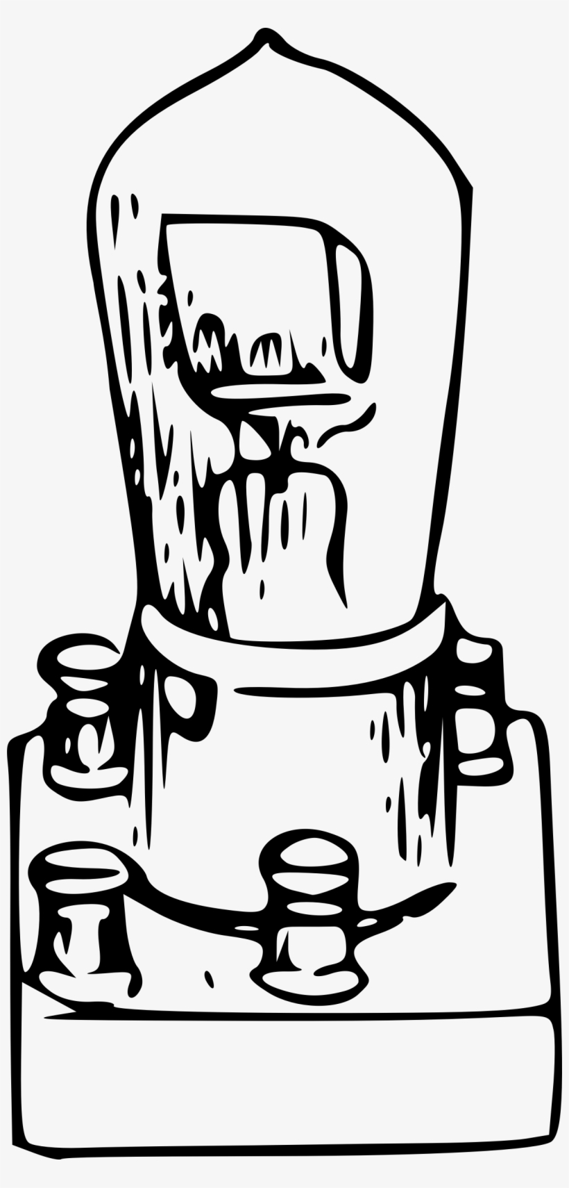 Big Image - Vacuum Tube Computer Clip Art, transparent png #3999405