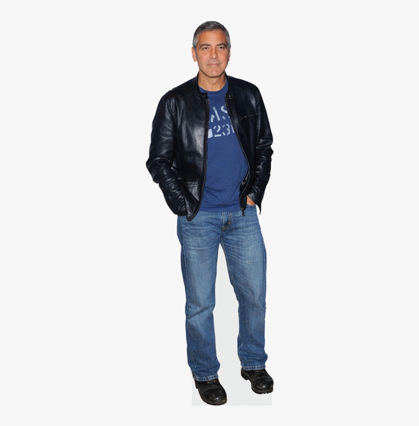 George Clooney Cardboard Cutout - Lifesize Cutout George Clooney, transparent png #3999583