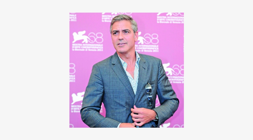 George Clooney - Venice, transparent png #3999754