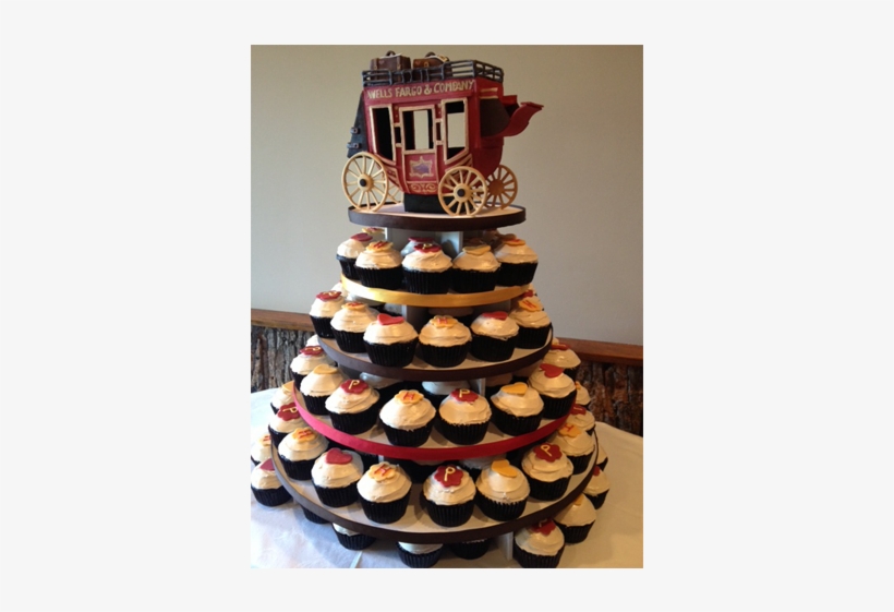 Stage Coach Rehearsal Dinner Cupcakes - Stagecoach Cakes, transparent png #3999992