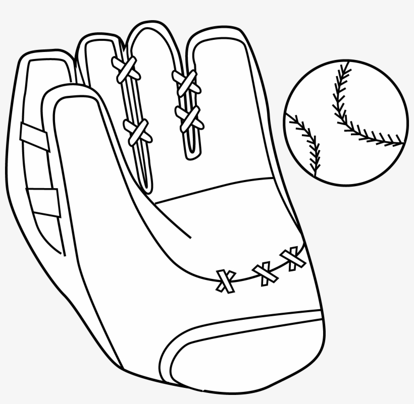 Baseball Ball Drawing At Getdrawings - Baseball Glove, transparent png #40087