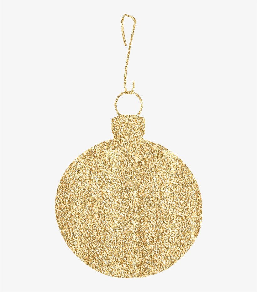 Hand Painted Golden Christmas Ball Transparent - A Golden Christmas, transparent png #40308